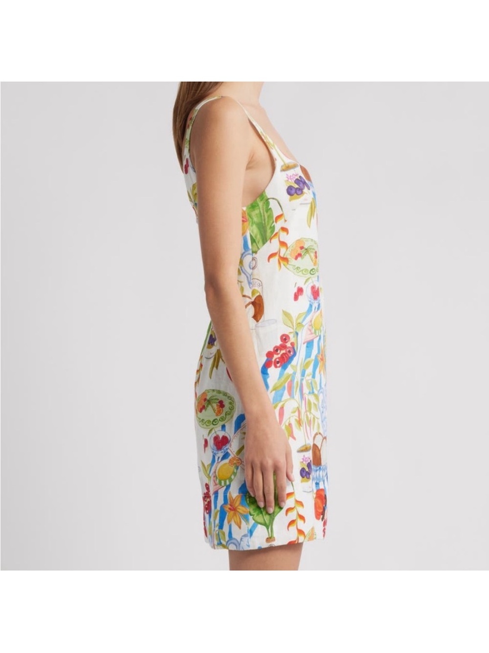NWT FARM Rio Fresh Table
Linen Minidress - Picture 3 of 7